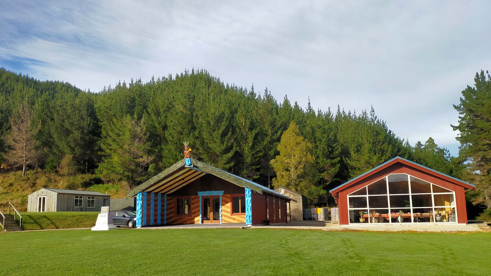 View of Rangiwaho Marae